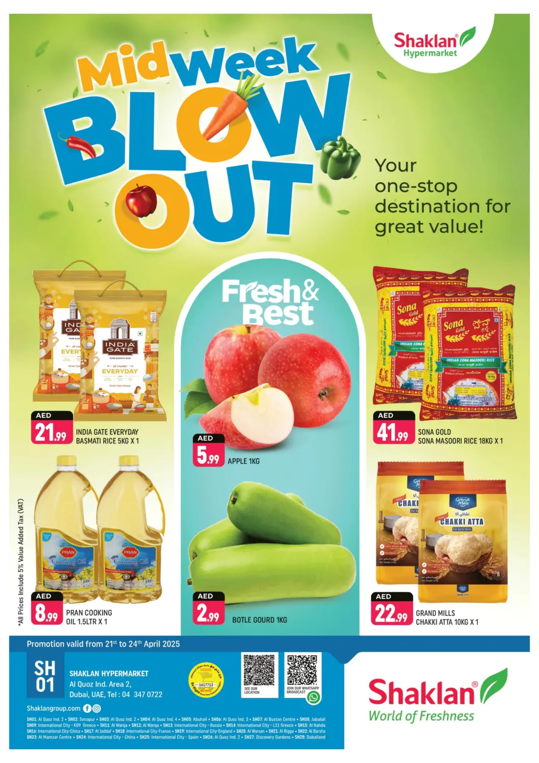 UAE - Dubai Shaklan  offers in D4D Online. Al Quoz - Ind area - 2,Dubai. . Till 24th April