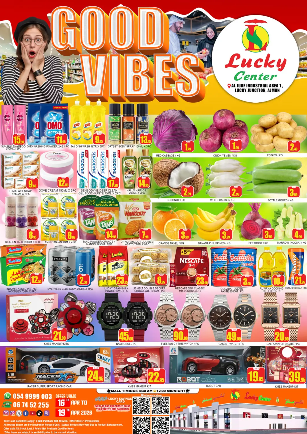 UAE - Sharjah / Ajman Lucky Center offers in D4D Online. Al Jurf, Industrial Area 1-Ajman. . Till 19th April