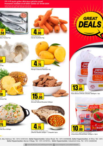 Qatar - Al Khor Safari Hypermarket offers in D4D Online. Great Deals. . Only On 19th August