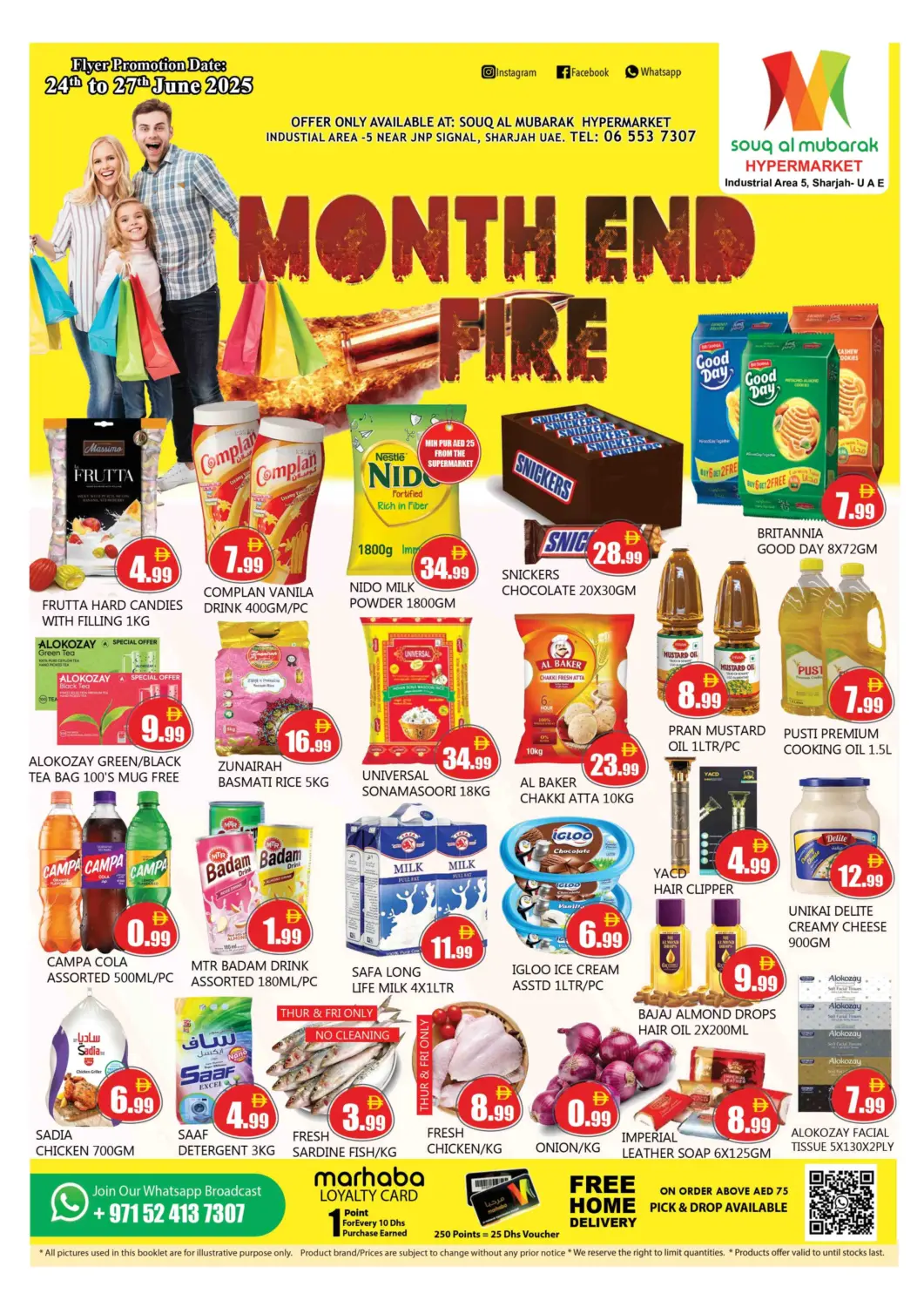 UAE - Sharjah / Ajman Souk Al Mubarak Hypermarket offers in D4D Online. Industrial Area, 5, Sharjah. . Till 27th July
