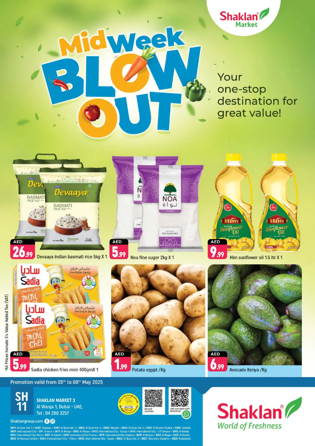 UAE - Dubai Shaklan  offers in D4D Online. Al Warqa 1, Dubai. . Till 8th May