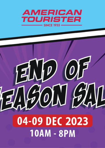 American Tourister - End of Season Sale in Bahrain End of Season Sale