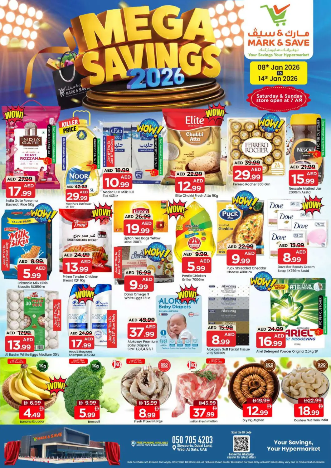 UAE - Dubai Mark & Save offers in D4D Online. Skycourts, Wadi Al Safa, Dubai. . Till 14th January