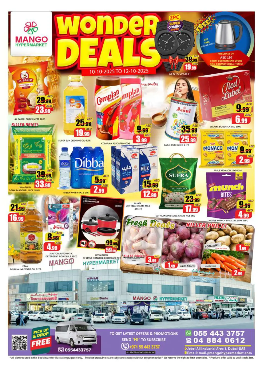UAE - Dubai Mango Hypermarket LLC offers in D4D Online. Jabel Ali industrial Area 1 - Dubai. . Till 12th October