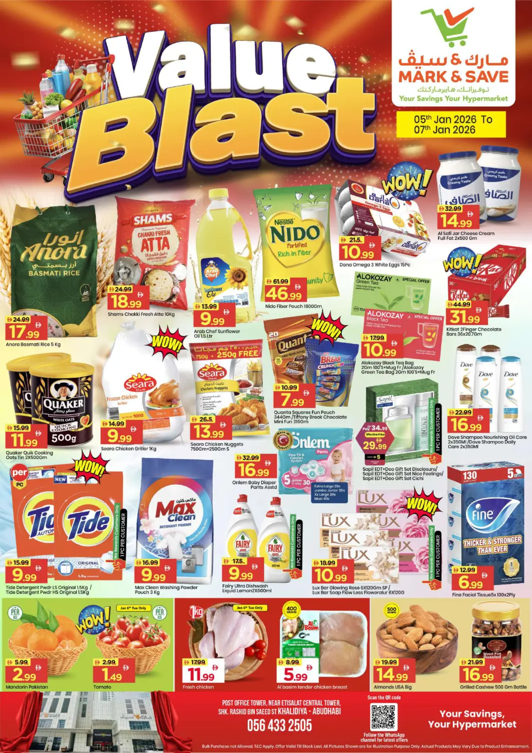 UAE - Abu Dhabi Mark & Save offers in D4D Online. Khalidiyah- Abudabi. . Till 7th January