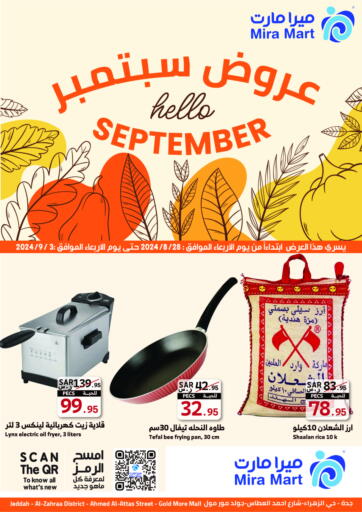 KSA, Saudi Arabia, Saudi - Jeddah Mira Mart Mall offers in D4D Online. Hello September. . Till 3rd September