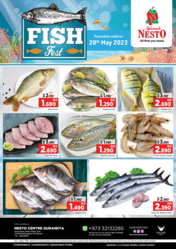 Bahrain NESTO  offers in D4D Online. Fish Fest @ Gudaibiya. . Only On 28th May