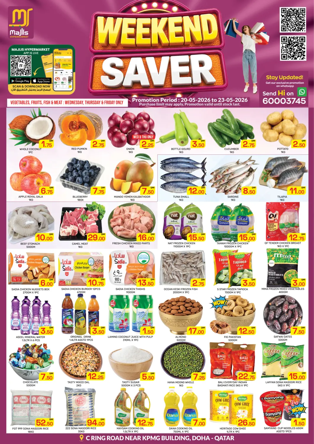 Qatar - Doha Majlis Hypermarket offers in D4D Online. Weekend Saver. . Till 23rd May