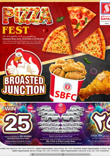 Qatar - Al Daayen Safari Hypermarket offers in D4D Online. Pizza Fest. . Till 30th September