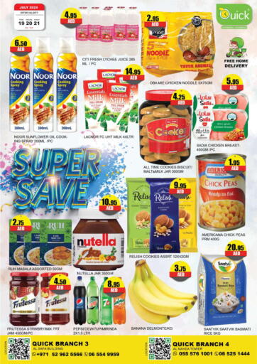 UAE - Sharjah / Ajman Quick Supermarket offers in D4D Online. Al Nahda Sharjah, Branch-4. . Till 21st July