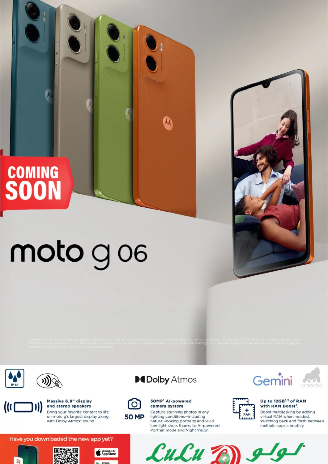 Bahrain LuLu Hypermarket offers in D4D Online. MOTO G06 COMING SOON. . Till 22nd November