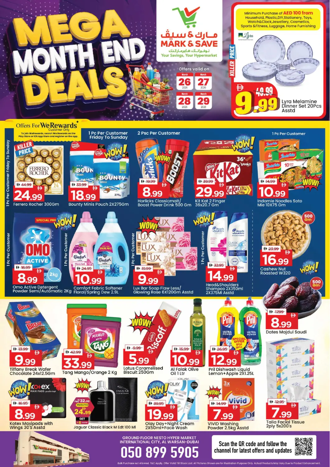UAE - Dubai Mark & Save offers in D4D Online. Al Warsan 1, Dubai. . Till 29th March