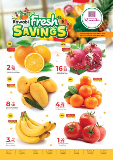 Qatar - Al Wakra Rawabi Hypermarkets offers in D4D Online. Fresh Savings. . Till 30th March