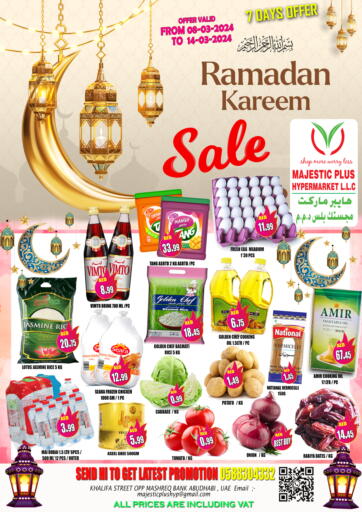 UAE - Abu Dhabi Majestic Plus Hypermarket offers in D4D Online. Ramadan Kareem. . Till 14th March
