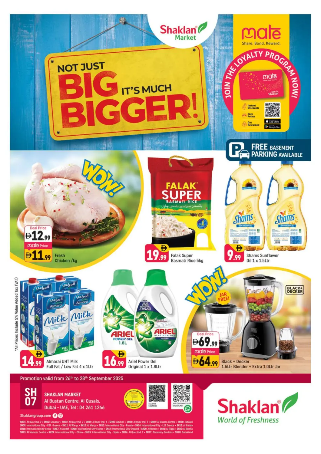 UAE - Dubai Shaklan  offers in D4D Online. Al Bustan Centre ,Al Qusais, Dubai. . Till 28th September