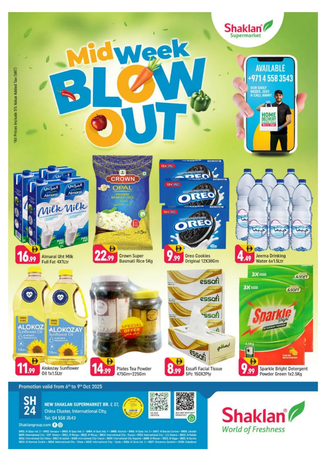 UAE - Dubai Shaklan  offers in D4D Online. E 07,China Cluster ,IC. . TIll 9th October