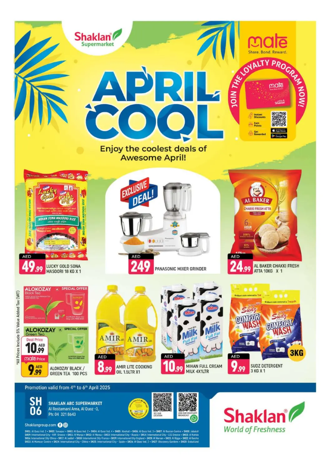 UAE - Dubai Shaklan  offers in D4D Online. Al Rostamani, Al Quoz 3-Dubai. . Till 6th April