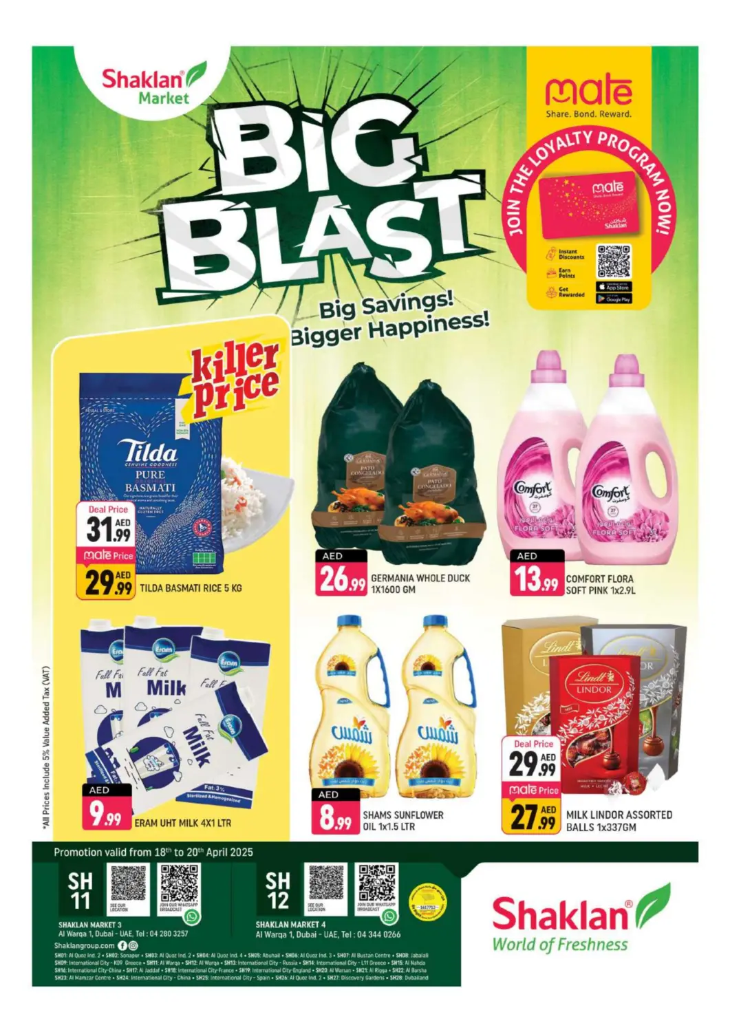 UAE - Dubai Shaklan  offers in D4D Online. Al Warqa 1-Dubai. . Till 20th April