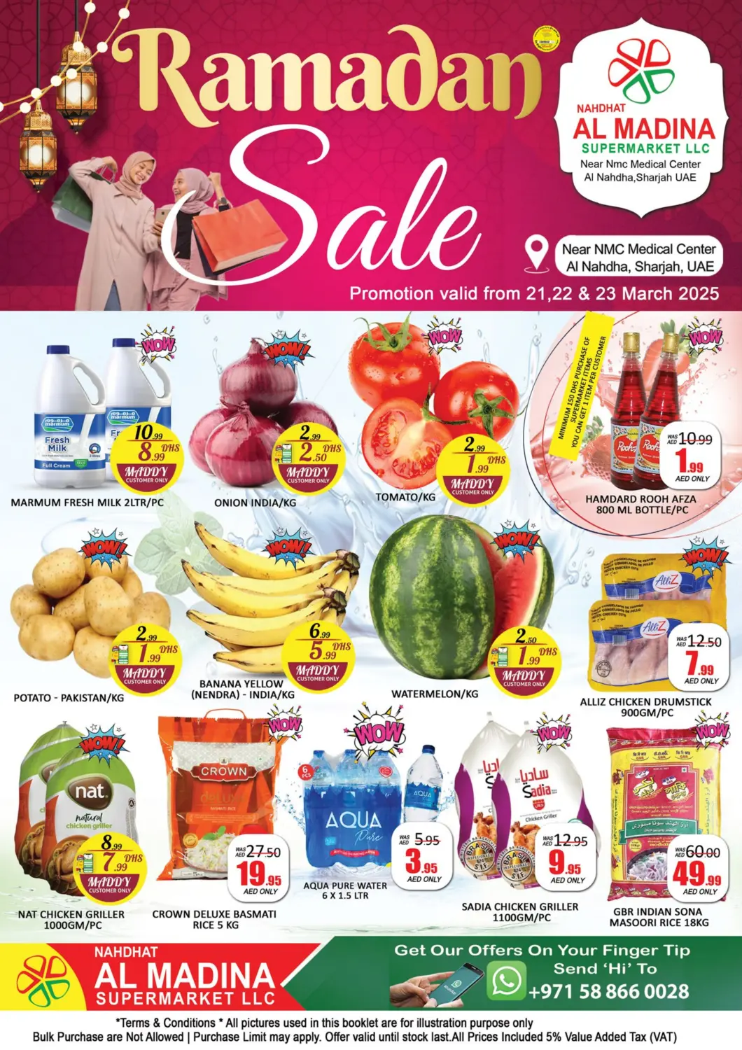 UAE - Sharjah / Ajman Al Madina  offers in D4D Online. Nahdath Al Madina Sharjah. . Till 23rd March