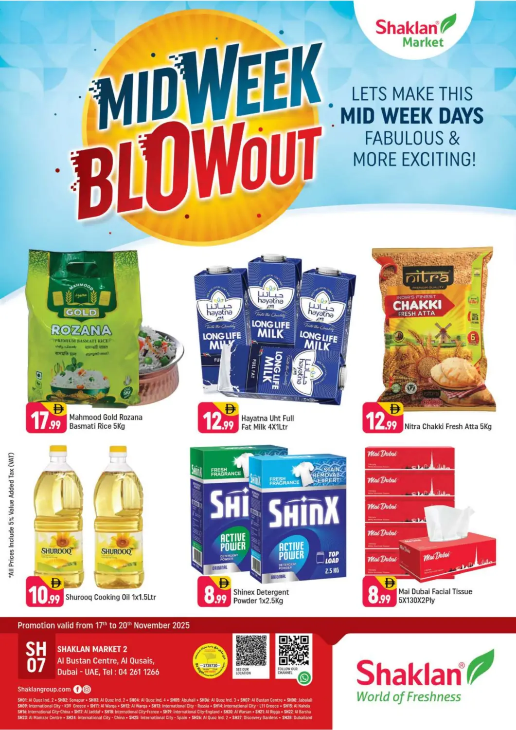 UAE - Dubai Shaklan  offers in D4D Online. Al Bustan Centre, Al Qusais, Dubai. . Till 20th November