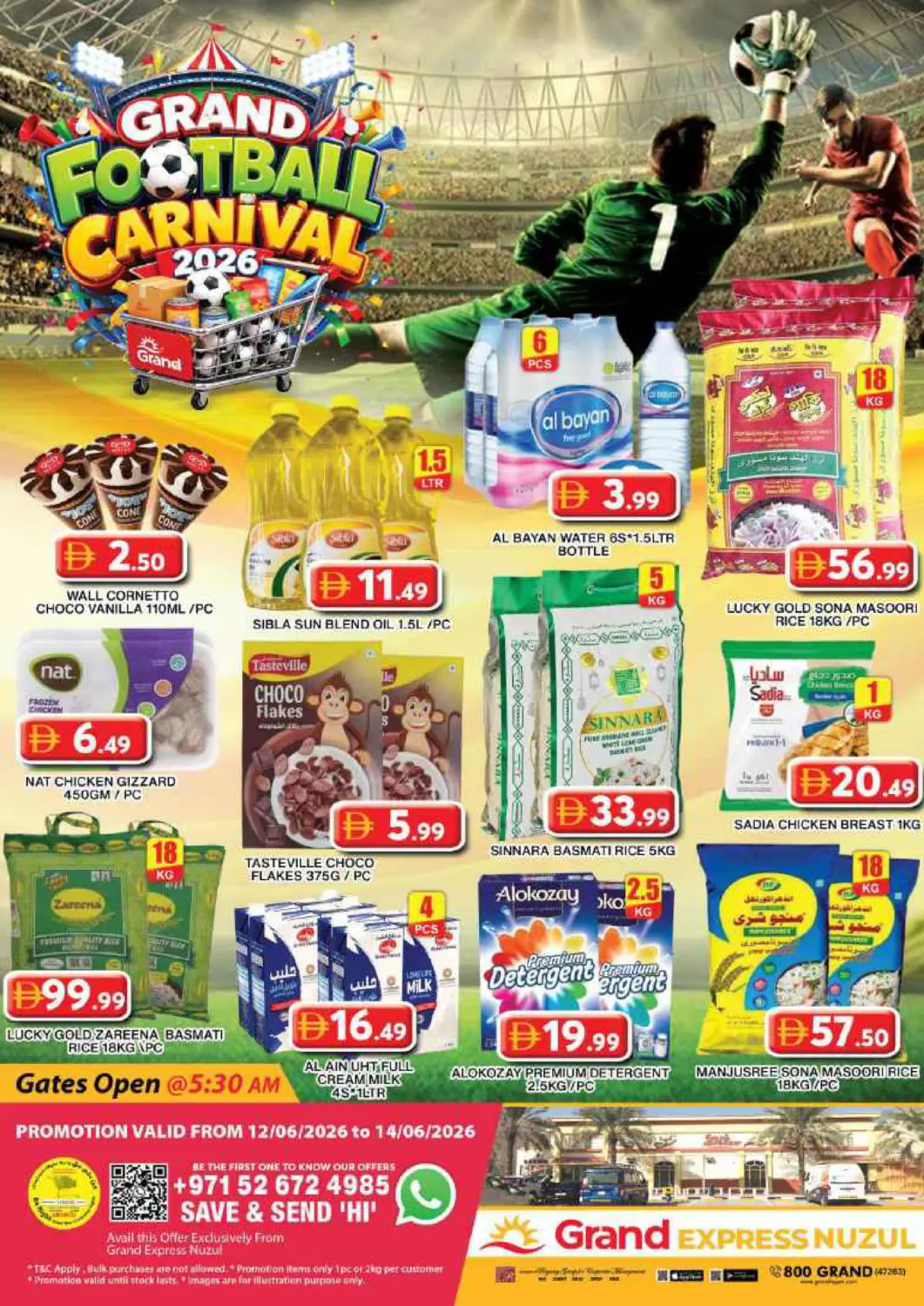 UAE - Dubai Grand Hyper Market offers in D4D Online. Grand Express Nuzul. . Till 14th june