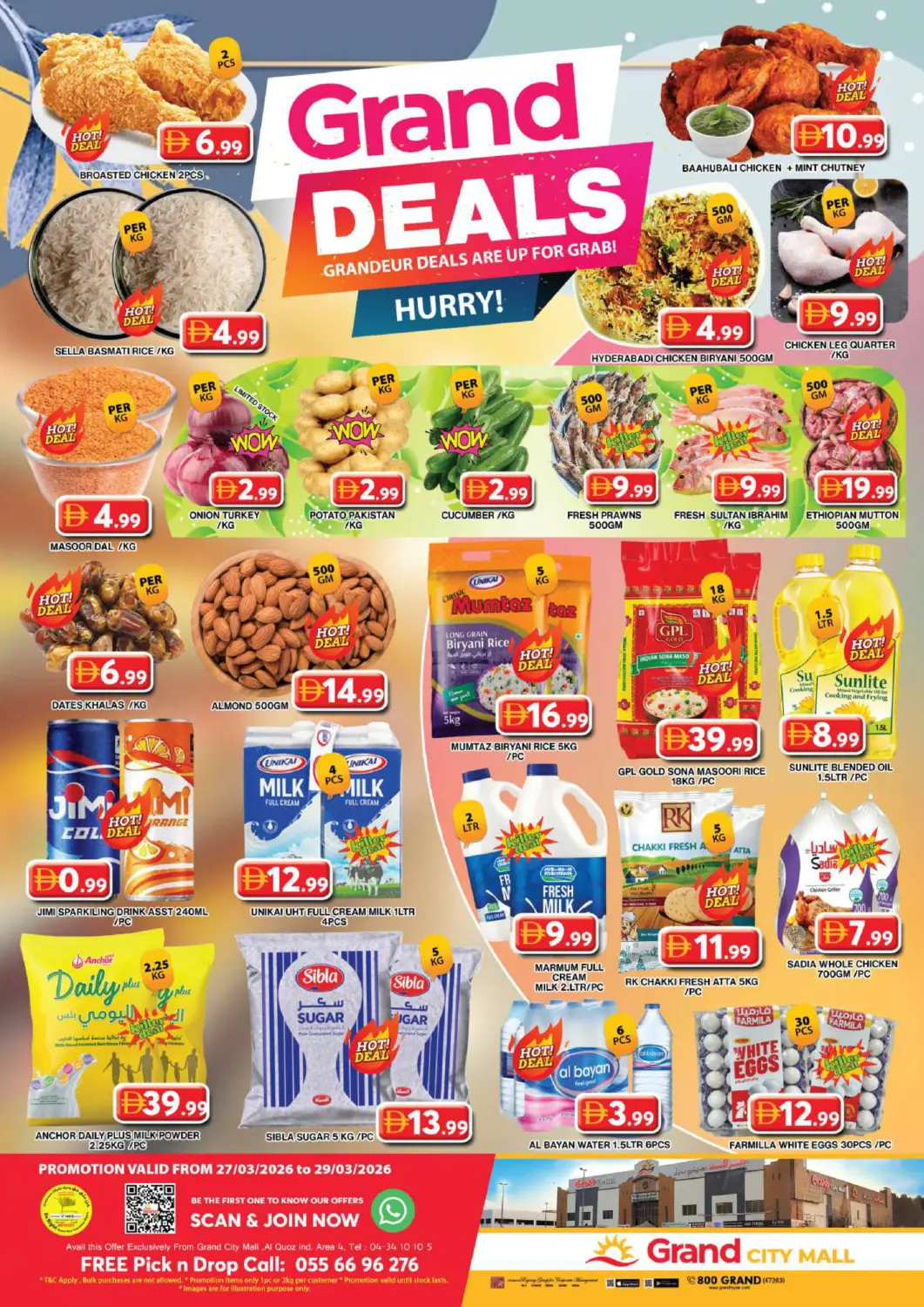 UAE - Dubai Grand Hyper Market offers in D4D Online. Grand City Mall,Dubai. . Till 29th March
