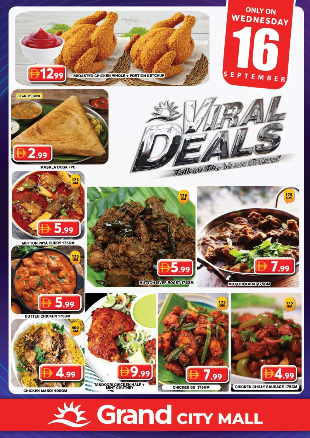 UAE - Dubai Grand Hyper Market offers in D4D Online. Grand City Mall,Dubai. . Only On 16th September
