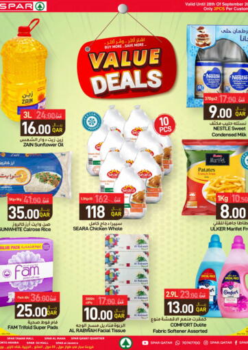 Qatar - Al Khor SPAR offers in D4D Online. Value Deals!!. . Till 28th September