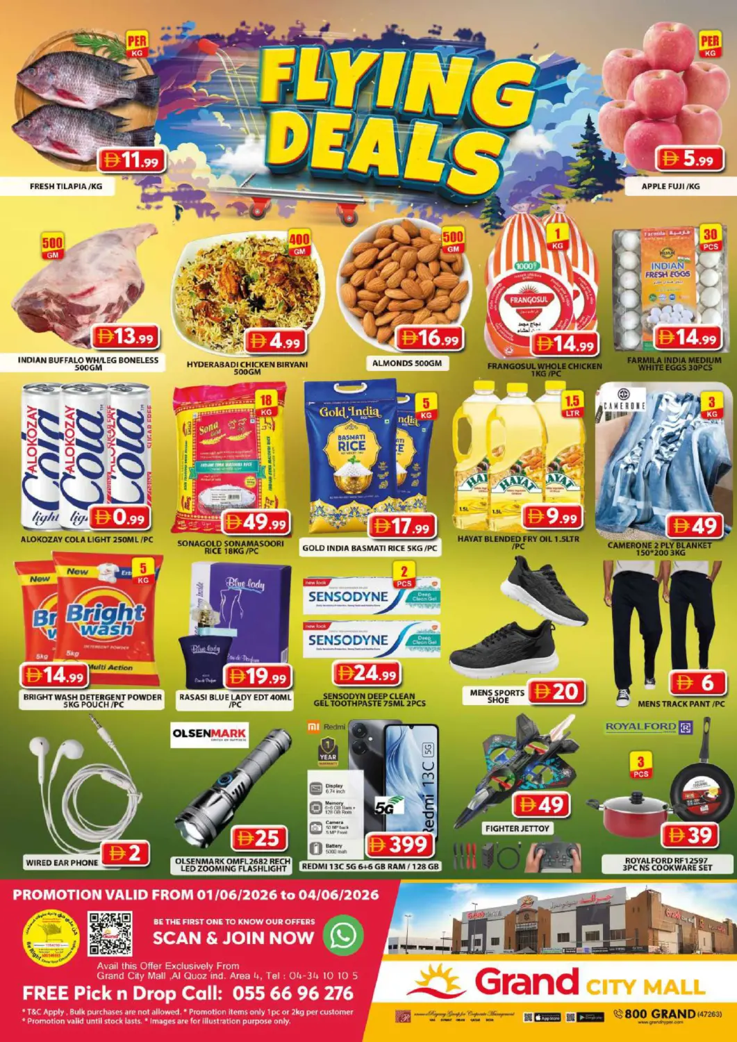UAE - Dubai Grand Hyper Market offers in D4D Online. Grand City Mall, Dubai. . Till 4th June