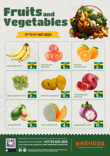 Fruits and Vegtabales