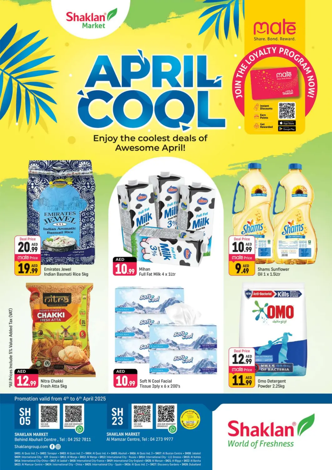 UAE - Dubai Shaklan  offers in D4D Online. Behind Abhuhail , al mamzar centre Dubai. . Till 6th April