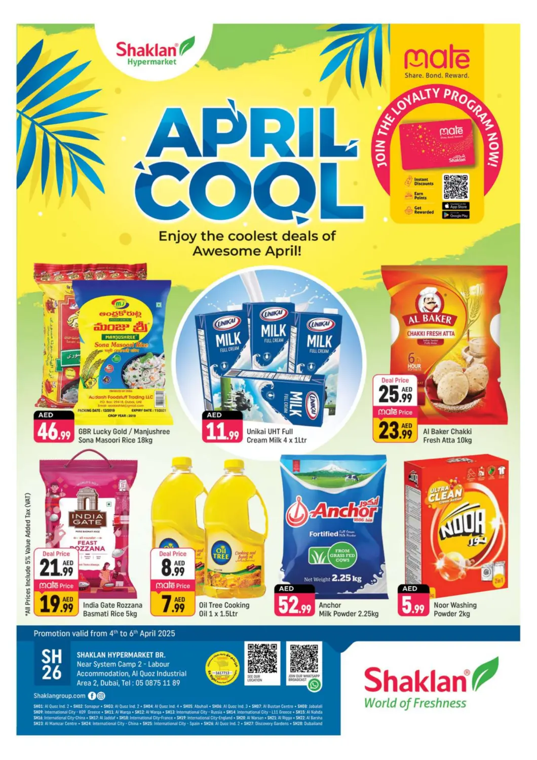 UAE - Dubai Shaklan  offers in D4D Online. Near System Camp 2 - Labour , Al quoz industrial area 2. . Till 6th April