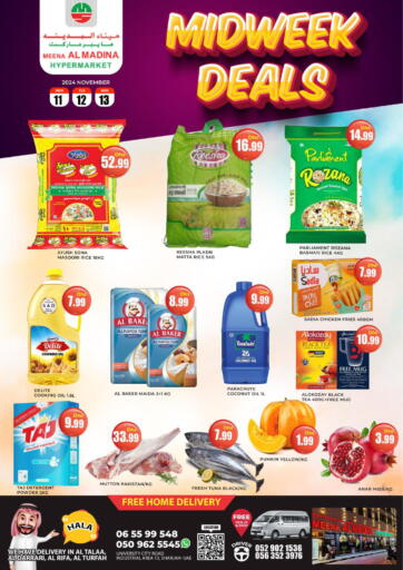 UAE - Sharjah / Ajman Meena Al Madina Hypermarket  offers in D4D Online. Midweek Deals. . Till 13th November