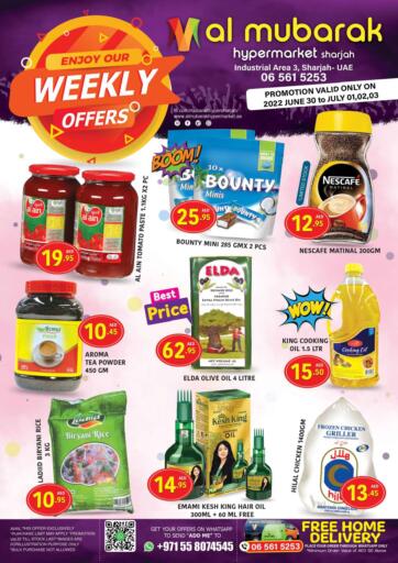 UAE - Sharjah / Ajman Al Mubarak Hypermarket Sharjah offers in D4D Online. Weekly Offers. . Till 3rd July