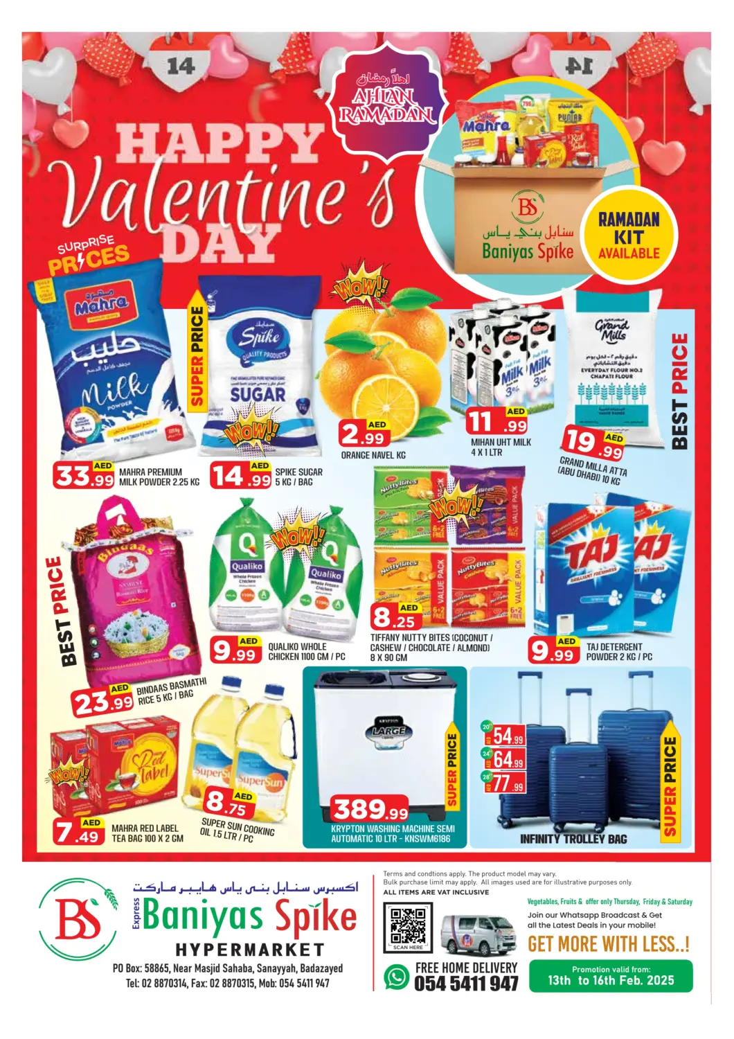 UAE - Abu Dhabi Baniyas Spike  offers in D4D Online. Sanayya, Badazayad. . Till 16th February