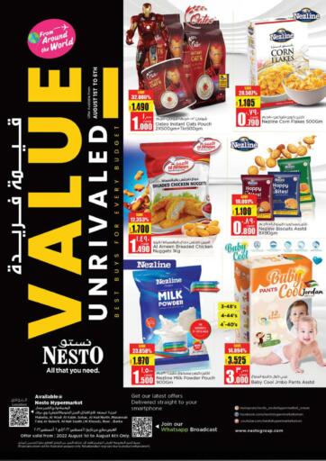 Oman - Muscat Nesto Hyper Market   offers in D4D Online. Value Unrivaled. . Till 06th August