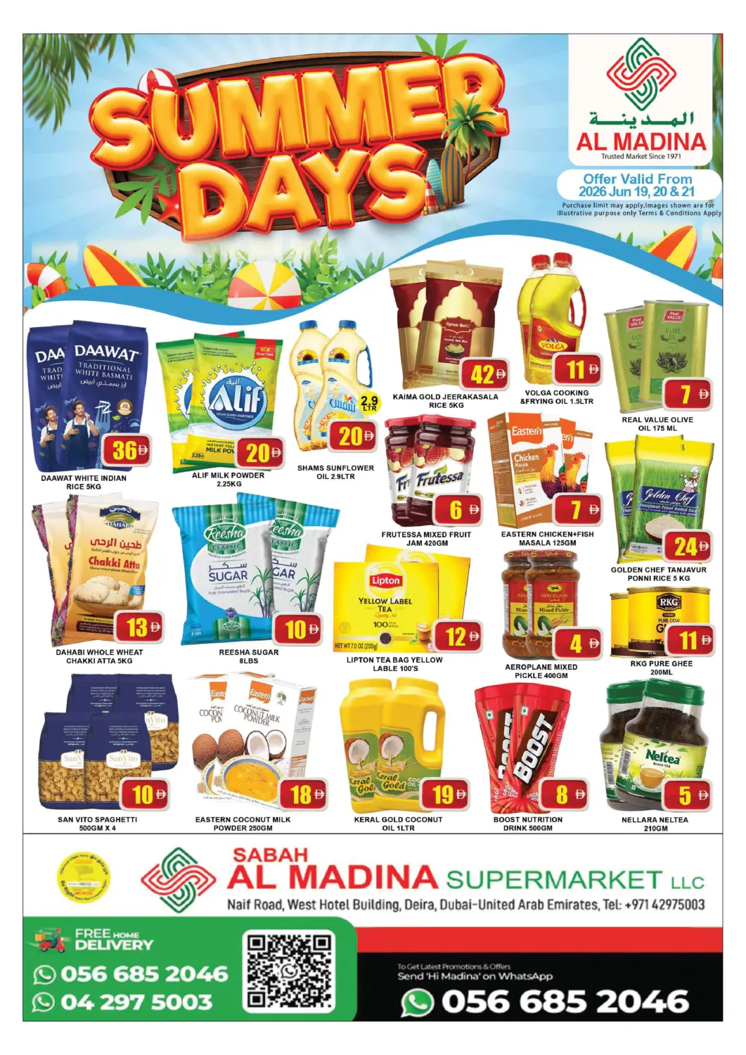 UAE - Dubai AL MADINA (Dubai) offers in D4D Online. Sabah Al Madina - Naif. . Till 21st June