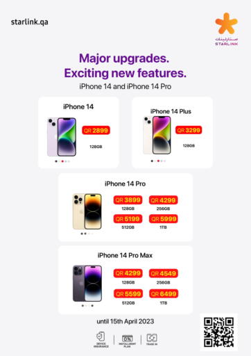 Qatar - Doha Starlink offers in D4D Online. iPhone 14 Series. . Till 15th April