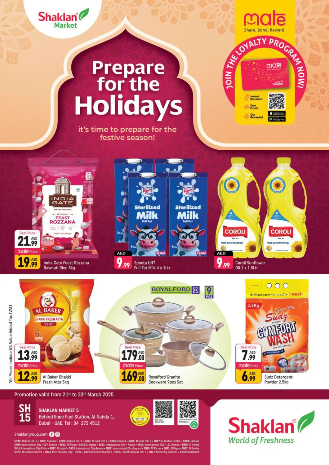 UAE - Dubai Shaklan  offers in D4D Online. Al Nahda 1 , Dubai. . Till 23rd March