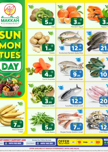 Sunday Monday Tuesday Offer