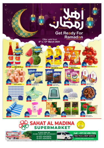 UAE - Dubai Al Madina  offers in D4D Online. Sahat Al Madina - Al Quoz. . Till 12th March