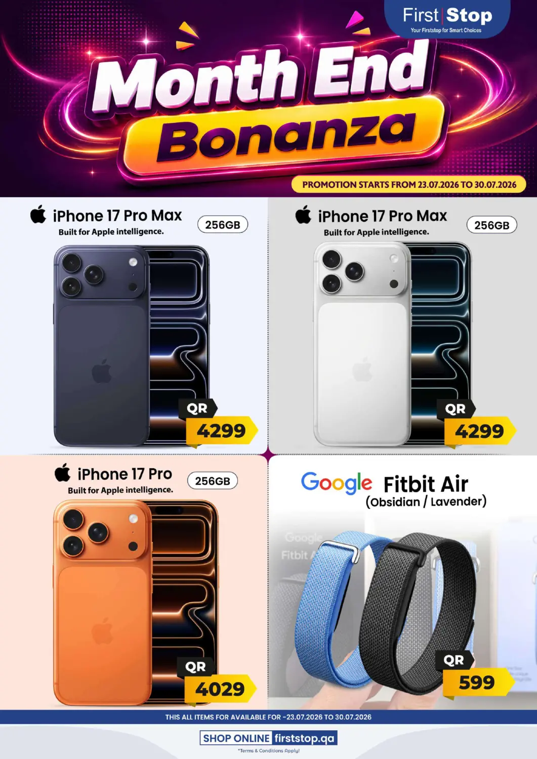 Qatar - Al-Shahaniya FirstStop.Qa offers in D4D Online. Month End Bonanza. . Till 30th July