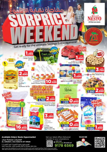 Oman - Muscat Nesto Hyper Market   offers in D4D Online. Surprise Weekend. . Till 26th October