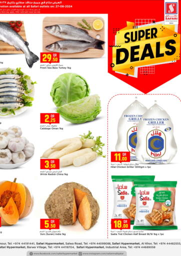 Qatar - Doha Safari Hypermarket offers in D4D Online. Super Deals. . Only On 27th August