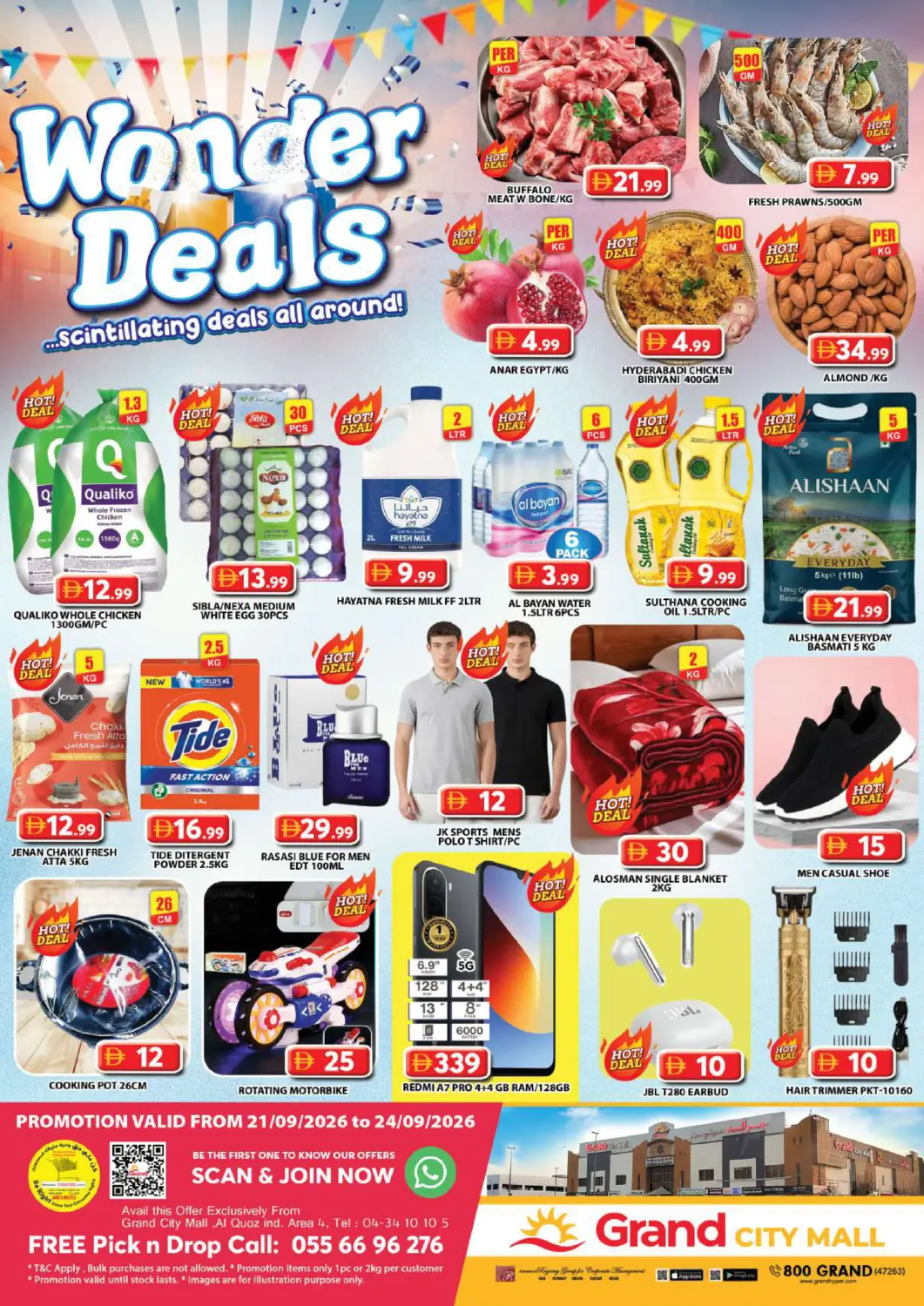 UAE - Dubai Grand Hyper Market offers in D4D Online. Grand City Mall, Industrial Area 4- Dubai. . Till 24th September
