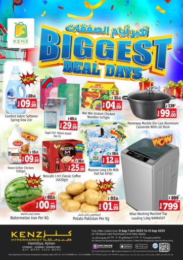 UAE - Sharjah / Ajman Kenz Hypermarket offers in D4D Online. Biggest Deal Days. . Till 13th September