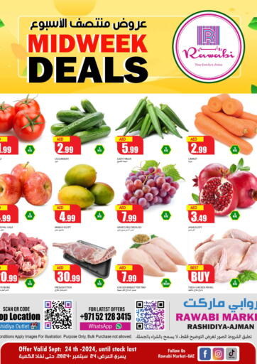 UAE - Sharjah / Ajman Rawabi Market Ajman offers in D4D Online. Rashidiya , Ajman. . Only On 24th September