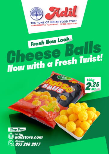 UAE - Sharjah / Ajman Adil Supermarket offers in D4D Online. Cheese Balls. . Till 19th January