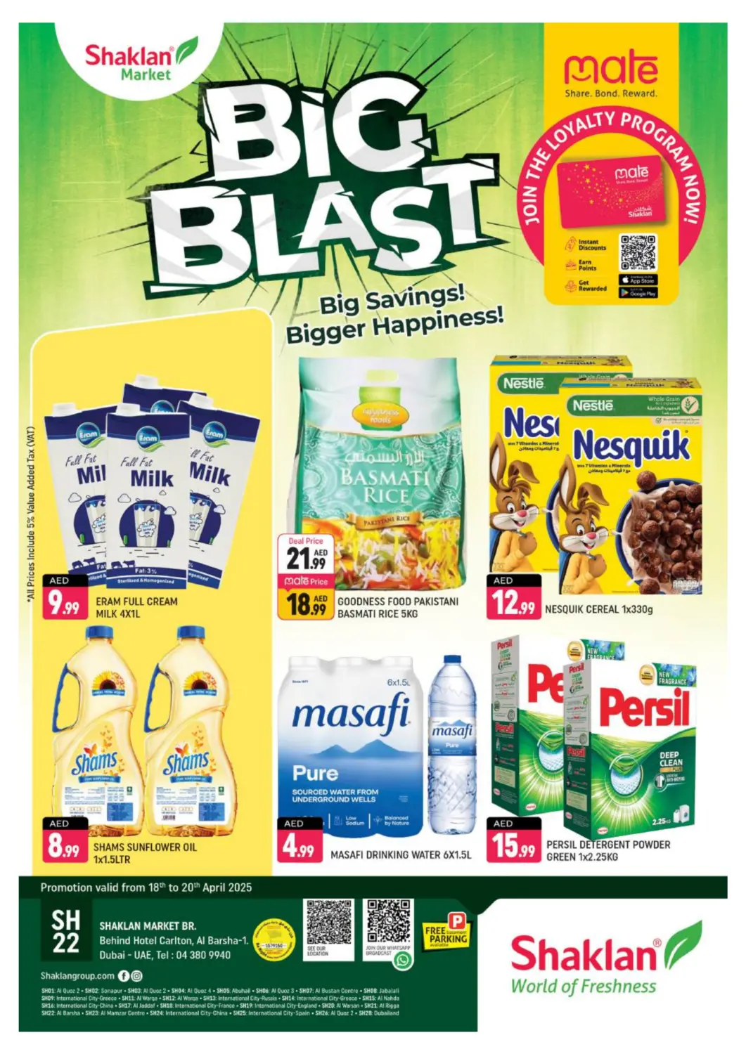 UAE - Dubai Shaklan  offers in D4D Online. Al Barsha 1, Dubai. . Till 20th April