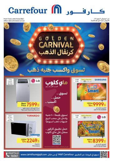 Egypt - Cairo Carrefour  offers in D4D Online. Golden Carnival. . Till 21st June